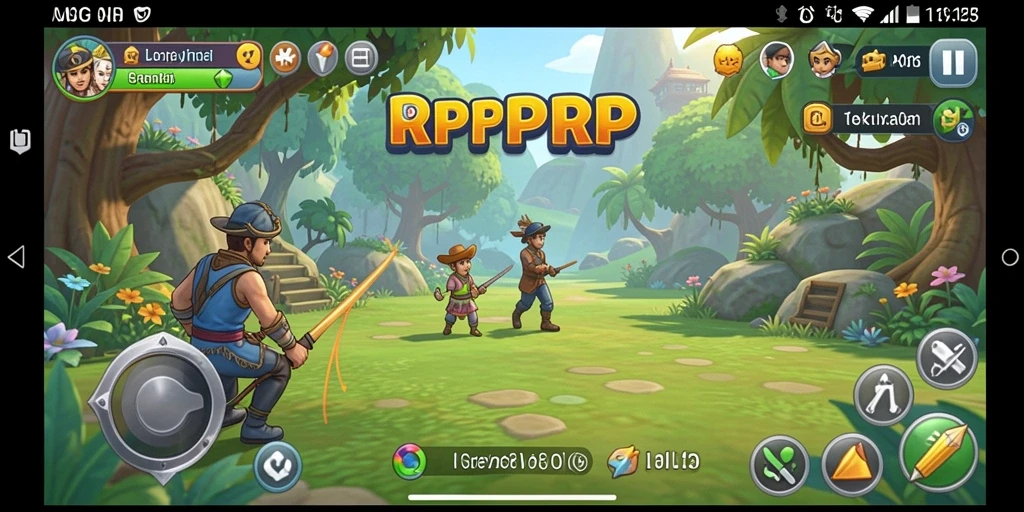 Tangkapan layar menunjukkan gameplay menyenangkan dari RPRPRP.