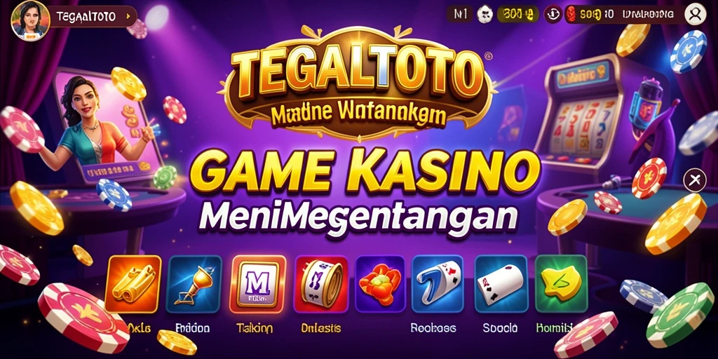 Screenshot TEGALTOTO menampilkan gameplay Kasino yang seru.